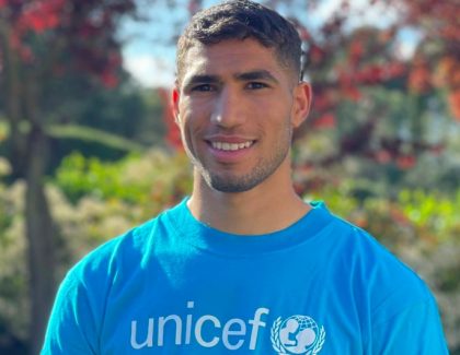 Achraf Hakimi champion des droits de l’enfant au Maroc