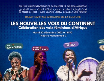 Les « Nouvelles voix du continent » en concert à Rabat